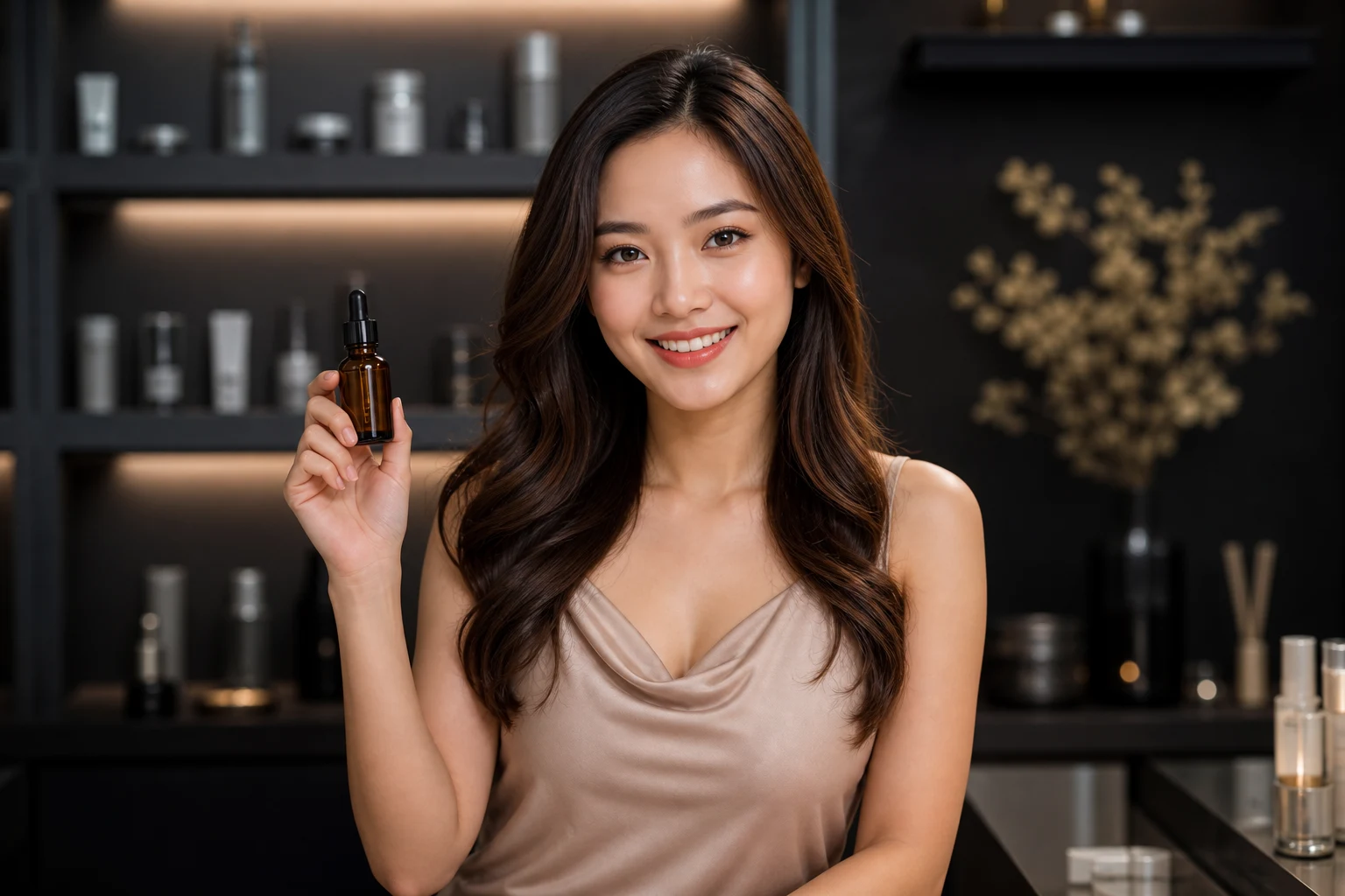 Người dẫn livestream giới thiệu sản phẩm